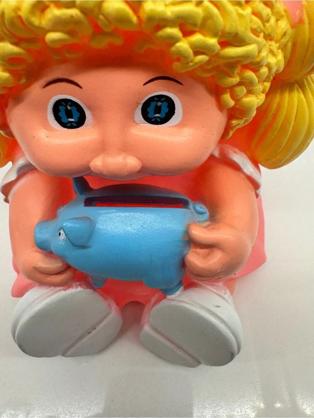 Vintage 1983 Cabbage Patch Kid Piggy Bank Doll Toy